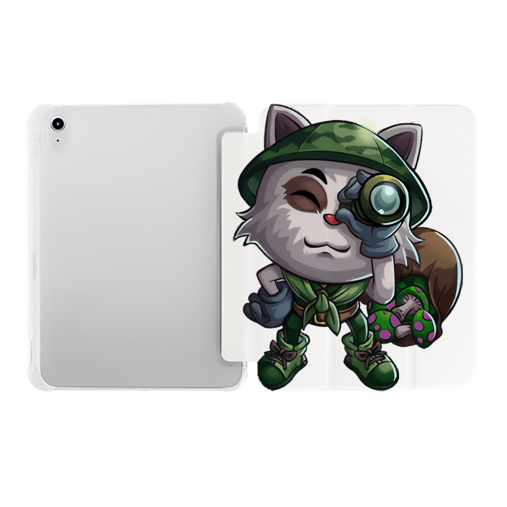 （画像用） リーグ・オブ・レジェンド League of Legends LOL IPad ケース ペン収納付き 三つ折りスタンド PUレザー×シリコン 対応機種9.5/10.5/10.9インチ